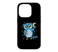 Sleep type Owl nocturnal diligent study Book Case for iPhone 14 Pro