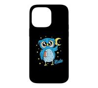 Sleep type Owl nocturnal diligent study Book Case for iPhone 14 Pro Max