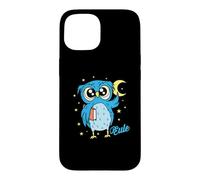 Sleep type Owl nocturnal diligent study Book Case for iPhone 15