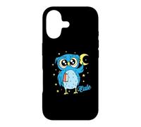Sleep type Owl nocturnal diligent study Book Case for iPhone 17