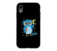 Sleep type Owl nocturnal diligent study Book Case for iPhone XR