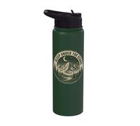 Sleep Under The Stars Mountain Camping Night Sky Stainless Steel Insulated Water Bottle
