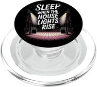 Sleep When The House Light Rise Punk Rock Music PopSockets PopGrip for MagSafe