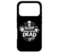 Sleep When You’re Dead Hustle Humor Mindset Design Case for iPhone 17 Pro