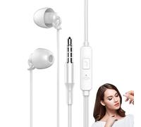 Sleep Wire Headphones - 3.5 mm Flexible Silicone - Intra - Empty Phone | Ultra Comfortable Anti-Compliant Audio Device, Lightweight Sleeping Aid for Snoring, Travel