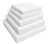Sleep Wish White Upholstery Foam Chair pads Foam Padding - Premium Quality Foam Cut To Size Furniture Cushion High Density Seat Pads - Renovate your Furniture Now (2 in, 20 x 20 in)