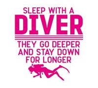 Sleep with a Scuba Diver They go Deeper Stay Down Wall Decals 67.2x72.5cm Easy Installation Rosered