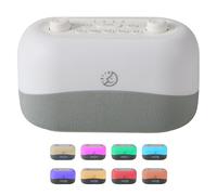 Sleep ZM White Noise Machine with 29 Sounds - Digital Alarm Clock & Amber Night Light for Blue Light Blocking, Gentle Wake Alarm, Sleep Timer & Memory Function for Adults & Kids