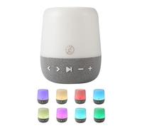 Sleep ZM White Noise Machine with 30 Sounds - Digital Sleep Aid with Amber Night Light for Blue Light Blocking, Touch Control, Rechargeable Battery & Timer for Adults & Babies