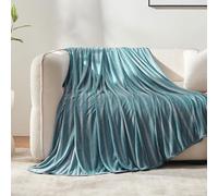 SLEEP ZONE Cooling Blankets for Hot Sleepers, Summer Blanket Thin Lightweight for Bed Couch, Arc-Chill Q-Max 0.5 Cooling Blanket Twin on Night Sweats (Green Striped, 60''x90'')