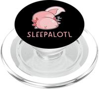 Sleepalotl Cute Baby Axolotl Pastel Goth Cute Kawaii Animal PopSockets PopGrip for MagSafe