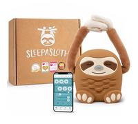 SleepaSloth Baby Sound Machine, Personalised Voice Recorder & Night Light | Nursery White Noise, Heartbeat & Lullaby Sounds | Award Winning, Portable & Rechargeable Newborn to Toddler Sleep Aid + App