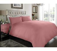 sleepdove® LUXURY EGYPTIAN COTTON 200 COUNT BEDDING SETS DUVET COVER SET (QUILT COVER WITH PILLOW CASES (Super King, Baby Pink)