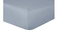 Sleepdown 100% Pure Cotton Deep Fitted Sheet Warm Cosy Breathable Super Soft Bedsheet Bed Linen 32cm Extra Deep Pockets - Grey - King,5056557501076