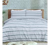 Sleepdown Duvet Cover Set, Green White, King