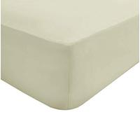 Sleepdown Extra Deep Fitted Sheet Poly Cotton, Ivory, King