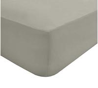 Sleepdown Extra Deep Fitted Sheet Poly Cotton, Natural, Double