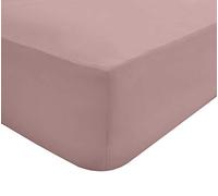 Smart Living Deluxe Fitted Sheet or Pillowcase Pair - Blush Pink - King (150cm x 200cm) + 25cm Deep