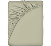 Sleepdown Premium Deluxe Fitted Sheets and Pillowcase, Double Deluxe Fitted Sheet,Ivory