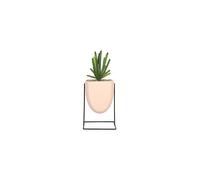 Sleepdown Halo Green Leaf Pink Stand Artificial Faux Plant for Home Office Bathroom Decor Indoor Decoration Aesthetics