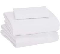 Sleepdown Jersey Knit Twin XL Sheets | T-Shirt Cotton Blend Super Soft Breathable Jersey Sheets | Stretchy Comfy All Season Jersey Bedding Sheets & Pillowcases |Extra Deep Pocket Sheets (White)