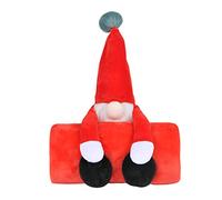 Sleepdown Kids Novelty Cuddly Gonk Toy Plush Throw Fleece Super Soft Warm Cosy Warm Bed Blanket Gift - Red - (Throw 100 x 85 cm - Toy 25 x 8.5cm)