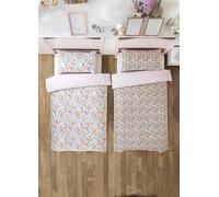 Sleepdown Kids Pack of 2 Enchanted Animals & Floral Duvet Cover Sets Green