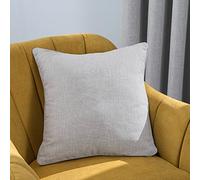 Sleepdown Linen Look Filled Cushion 45cm x 45cm Silver, 5056242838098