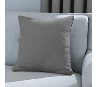 Sleepdown Linen Look Filled Cushion 45cmx 45cm Charcoal Grey, 5056242838173