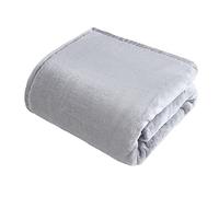 Sleepdown Luxury Cashmere Touch Silver Grey Throw Over Sofa Super Soft Warm Cosy Bed Blanket Bedspread - 150cm x 200cm, 5056242828860