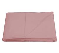 Sleepdown Polycotton Flat Sheet Soft Pink, Super King
