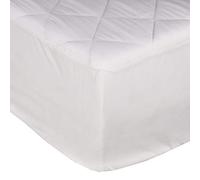 Sleepdown Quilted Fitted Mattress Protector/Pad With Extra Deep Pocket fits up to 30 cm, King 150 x 200 cm
