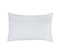 Sleepdown Super Soft Plain Dye Housewife Pillowcase Pair Pack Thermal Warm Cosy Pillow Cover - 50cm x 75cm - White, 5056242769118