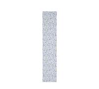 Sleepdown Table Runner 100% Cotton Half Panama Meadow Floral Printed for Dining Décor - Table Cover Cloth for Party, Banquet, Wedding & Outdoors - White - 220cm x 44cm