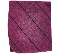 Printed Reversible Polycotton Textured Stripe Duvet Cover With Pillowcases Smart Living Purple King