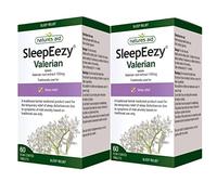 SleepEezy Valerian Root Tablets, 2 x 60 Vegan Tablets, Relief of Sleep disturbances