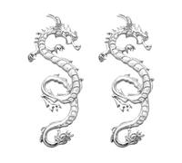 Sleeper Earrings For Women Earrings Gift Exaggerated Golden For Female Retro Temperament Alloy Animal Stud Zodiac Girlfriend Daughter Culture Small Stud (B, One Size)