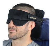 Sleeper Hold Travel Pillow - Real Sleeping Experience on Long Flights - Head Strap with Eye Mask - Super-Soft, Lightweight, Easy-to-Carry, and Machine-Washable Airplane Pillow