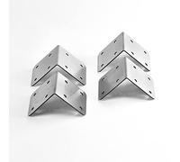 SleeperFit Extra Strong 10X Timber Railway Sleeper Corner Brackets for Raised Beds, Double Height Driveway Edging, Wooden Planters and Retaining Walls (Galvanised Steel)