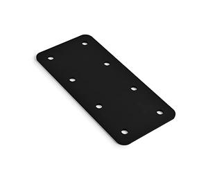 SleeperFit Small Extra Strong Straight Railway Sleepers Brackets, Garden Edging - Joining Plate for Connecting Planters, Raised Beds, Retaining Walls, Pathway and Driveway Edging (170x80mm)