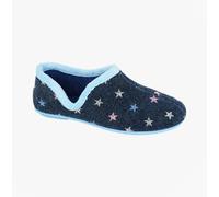 Sleepers ARIA Womens Full Slippers Navy Blue - UK 3