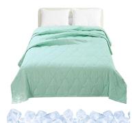 Sleepers Cooling Blanket | Night Comforter - Double-sided Ice Cooling Breathable Cozy Soft Blanket for Couch Bed Adults Night Sweats Hot Sleepers