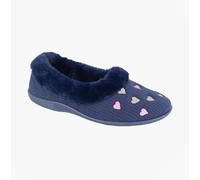 Sleepers DAISY Womens Full Slippers Navy - UK 7