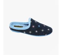 Sleepers ELLIE Womens Mules Slippers Navy Blue - UK 8
