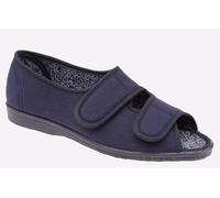 Sleepers Geraldine Shoes Wide Fit Womens Trainers, Size 3 In Navy Blue