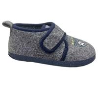 Sleepers LEAGUE CS283F Boys Toddler Comfort Touch Fastening Soccer Bootee Slipper (Dark Grey, UK child 9, UK Footwear Size System, Toddler, Numeric, Medium, 9)