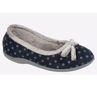 Sleepers Louise Memory Foam Womens | Slip On Shoes | Navy | UK Size 8