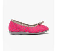 Sleepers LOUISE Womens Casual Slip-On Full Slippers-Pink