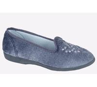 Sleepers Nieta Memory Foam Slippers Womens | Slip On Shoes | Blueberry | UK Size 4