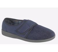 Sleepers Tom Touch Fastening Memory Foam Men's Trainers, Size 10 In Navy Blue
